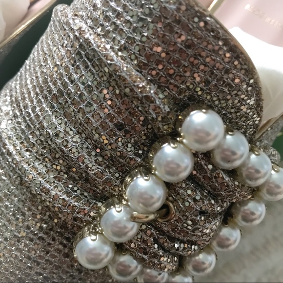 NWT Kate Spade gold Broadway mules - Picture 8 of 9